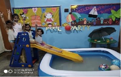 Pool Party Conducted At Goodwill Public School, Uttam Nagar 